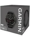 Garmin Fenix 6X Sapphire Carbon Grey DLC Black Band GPS 010-02157-10 Watch New #Fitness
