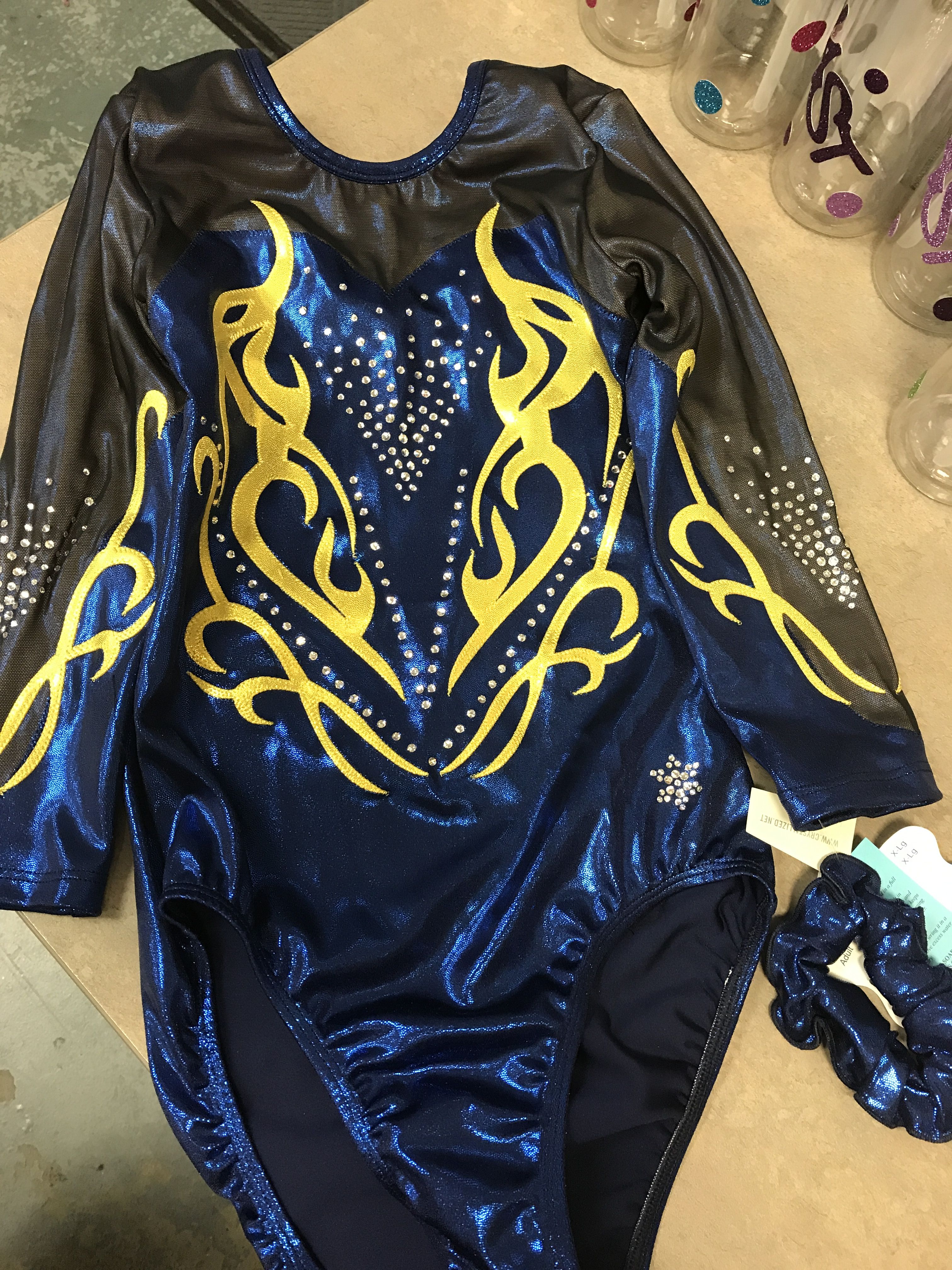 New Balera Leotard Leo Hologram Mystique Holo Rhinestone Competition Gold Women