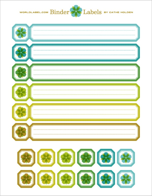 Binder Labels in a vintage theme by Cathe Holden | Free printable labels & templates, label ...