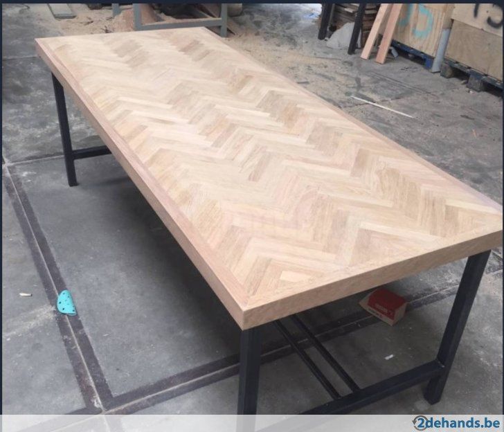 Rustiek eiken | Eettafel, Landelijke keuken, Tuintafels