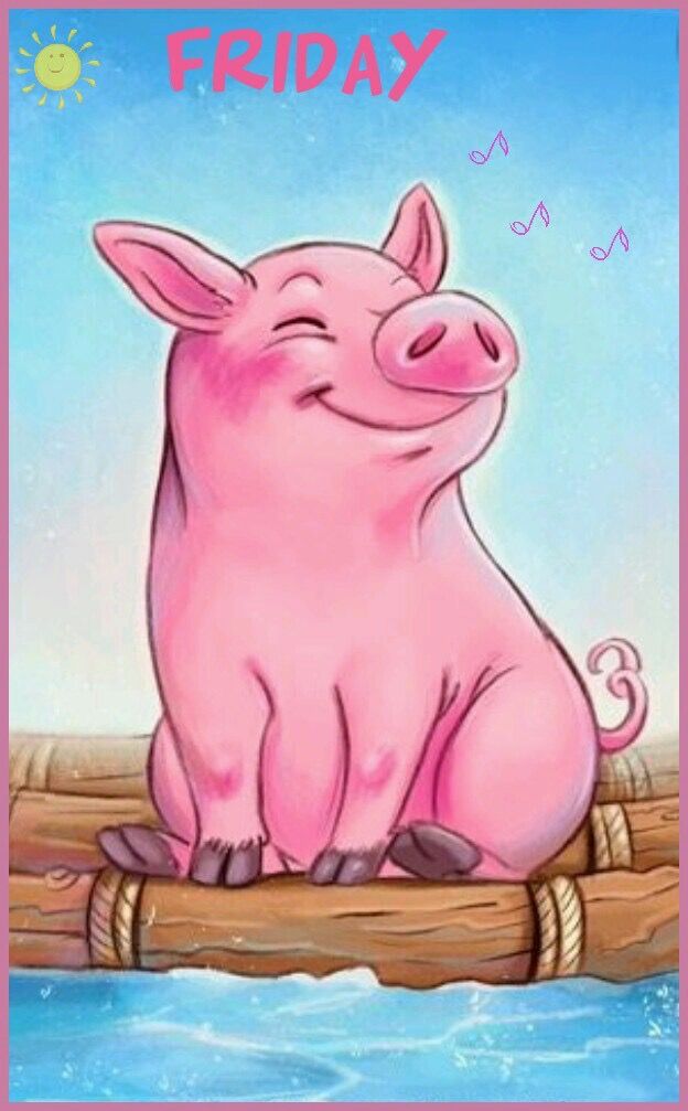 Pin by Crystal Joubert Murphy on Friday Pig illustration