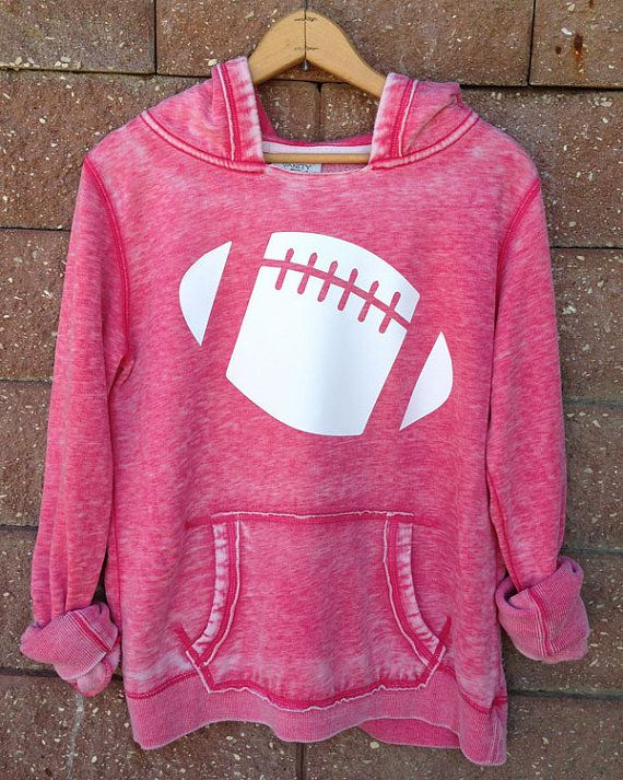Football Girly Pullover Hoodie Sweatshirt Women's by Football Girly Pullover Hoodie Sweatshirt Women's by