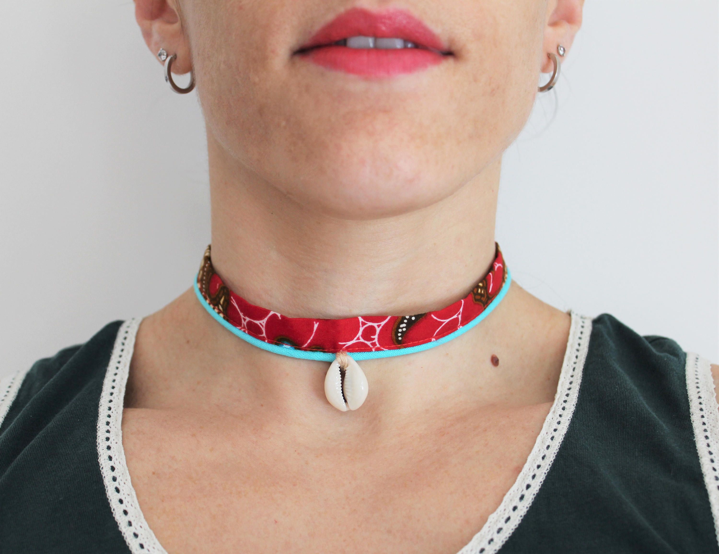collier ras de cou en wax collier ras de cou en wax