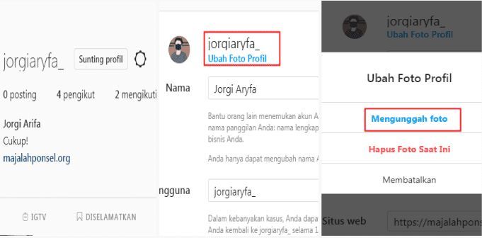 Cara Mengganti Foto Profil IG,Cara Mengganti Foto Profil di IG