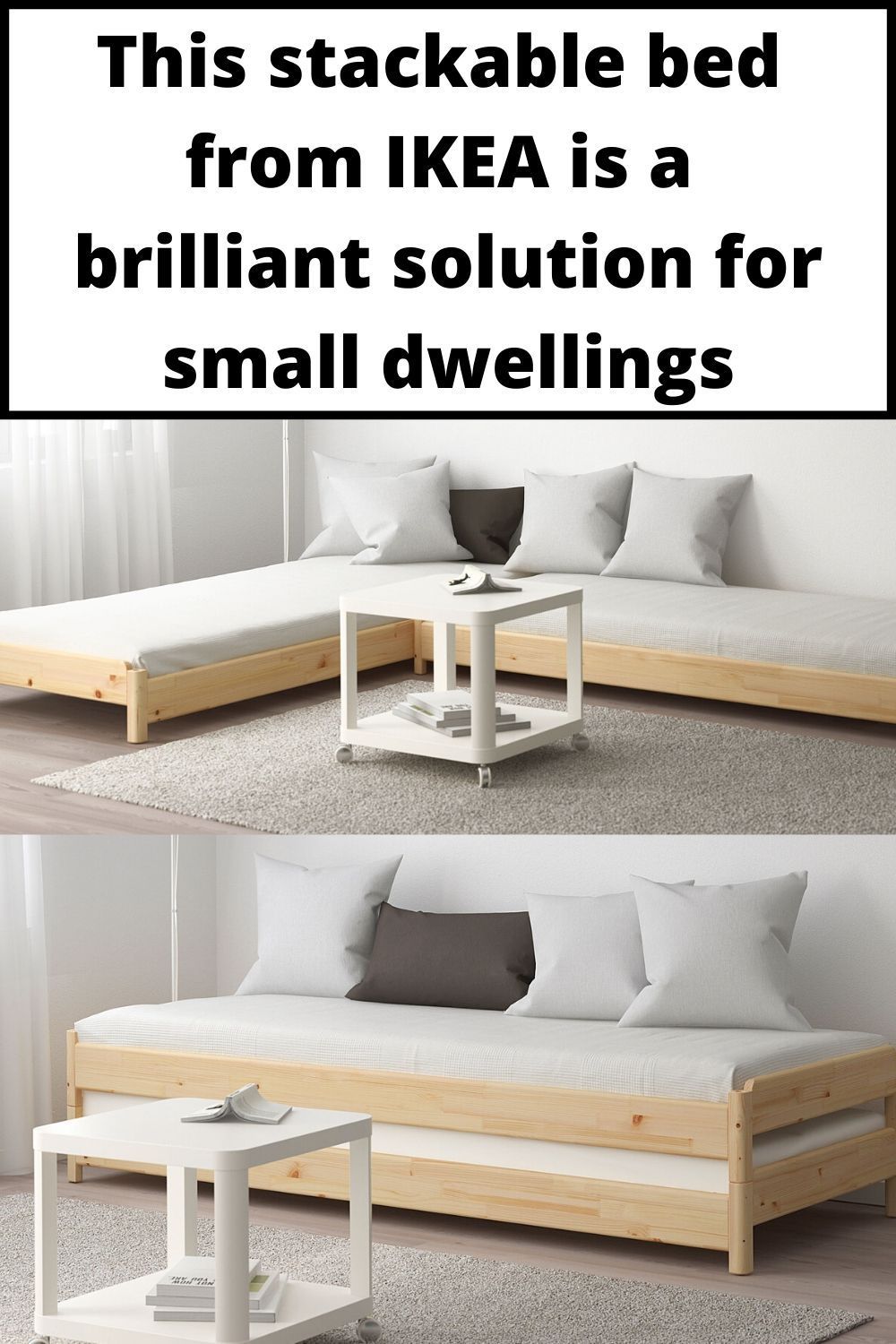 This Stackable Bed From IKEA Is a Brilliant Solution for Small Dwellings