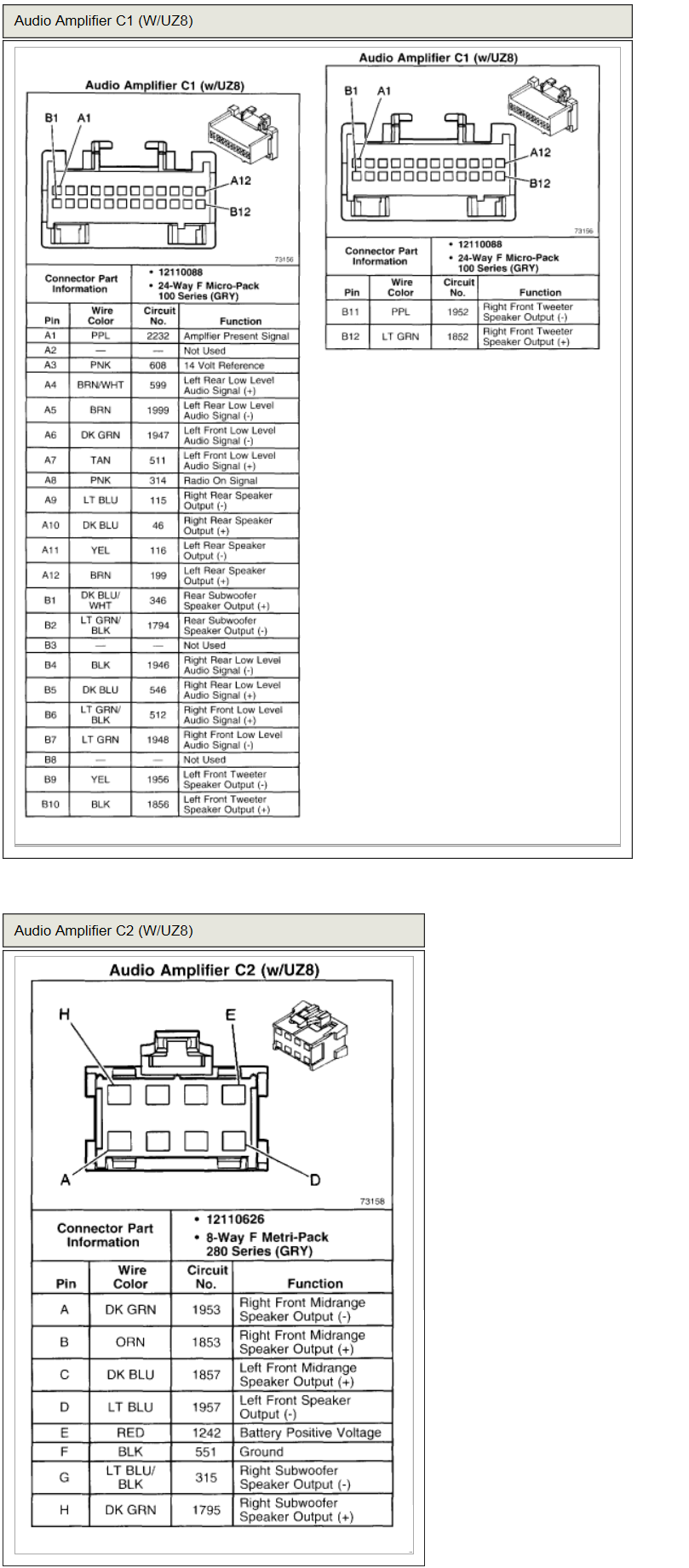 Bose Car Audio Amplifier Wiring Diagram