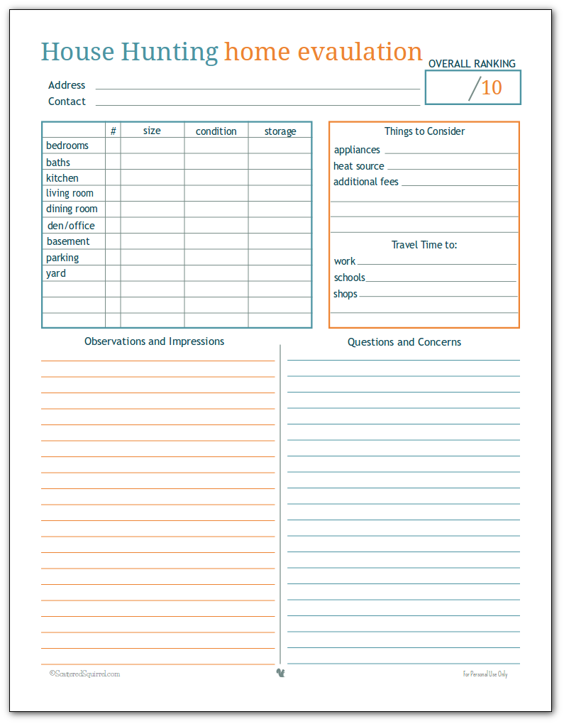 This is a graphic of Bewitching House Hunting Checklist Printable This is a picture of Bewitching House Hunting Checklist Printable