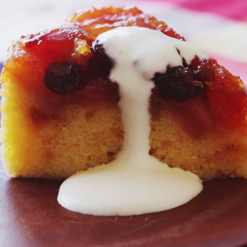 Upside-Down Apple Cake