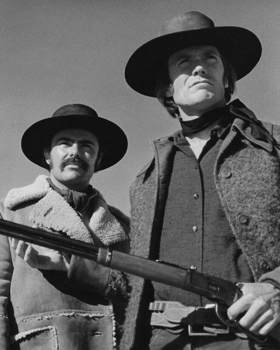 Clint Eastwood on Instagram: “Clint Eastwood and John Saxon are ...