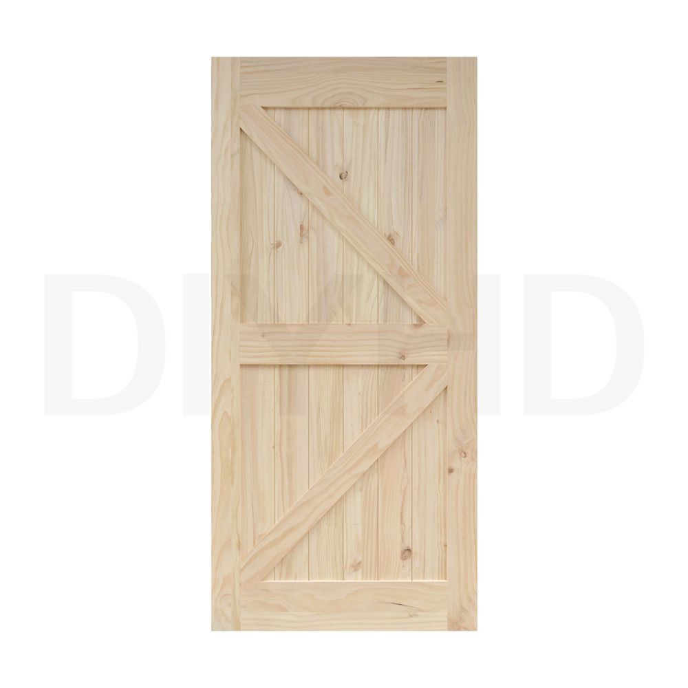 US 5.0 |DIYHD Fish Bone V Shape Sliding Barn Slab MDF Sol…