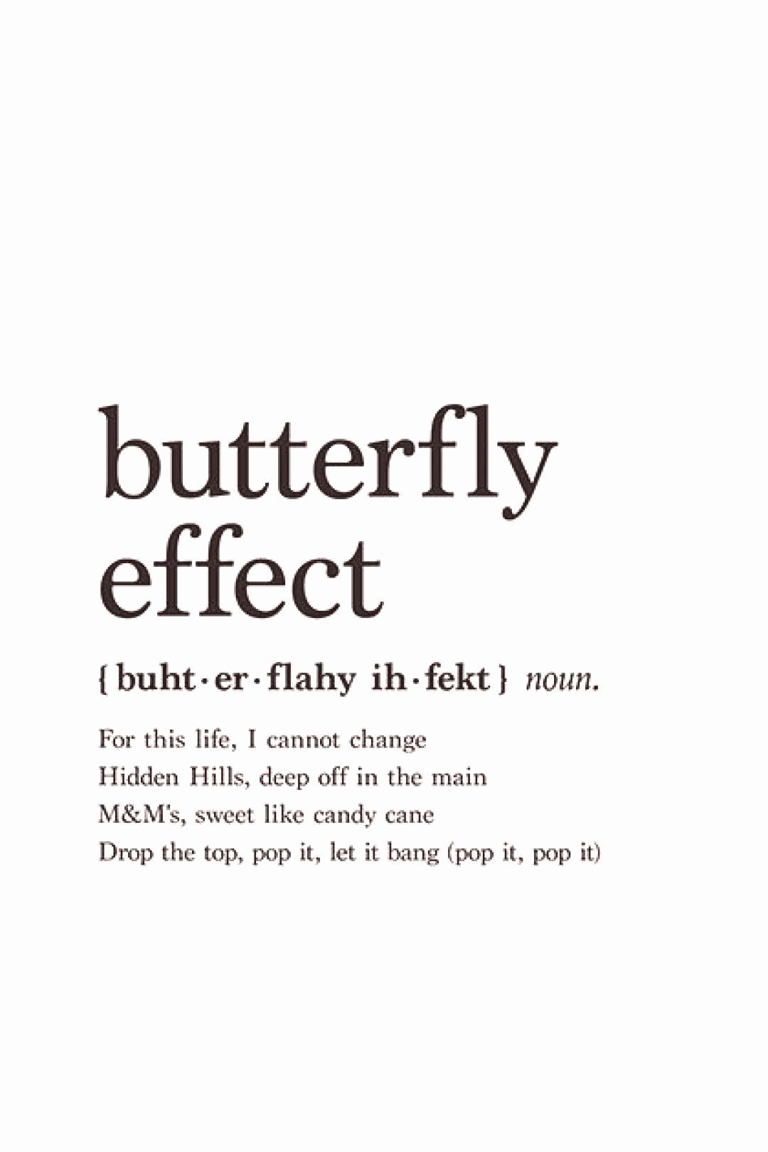 Meaning Of Butterfly Effect By Travis Scott - MIENING