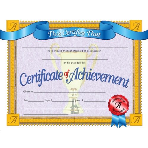 certificate of achievement recognize student achievement with this student achievement certificates