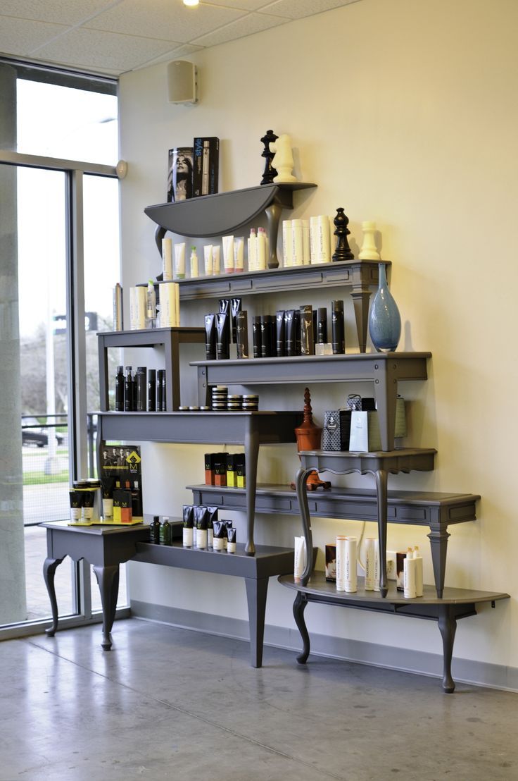 Product Display Shelves Fixtures From Repurposed Old Coffee Tables End At Benjamin Beau Salon Product Display Shelves Fixtures From Repurposed Old Coffee Tables End At Benjamin Beau Salon