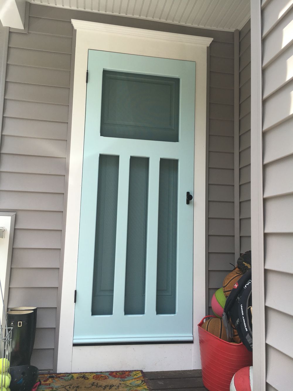 Aqua side door #Vintagedoors #Screendoor #Bungalowdoors ...