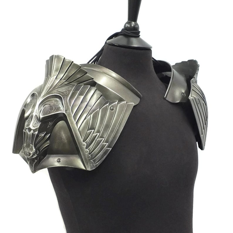 Larp Armor Fantasy Eagle Pauldrons Shoulder Armor Cosplay Armor Cosplay Armour Skyrim Tes 肩アーマー 肩甲 中世の鎧 Larp Armor Fantasy Eagle Pauldrons Shoulder Armor Cosplay Armor Cosplay Armour Skyrim Tes 肩アーマー 肩甲 中世の鎧