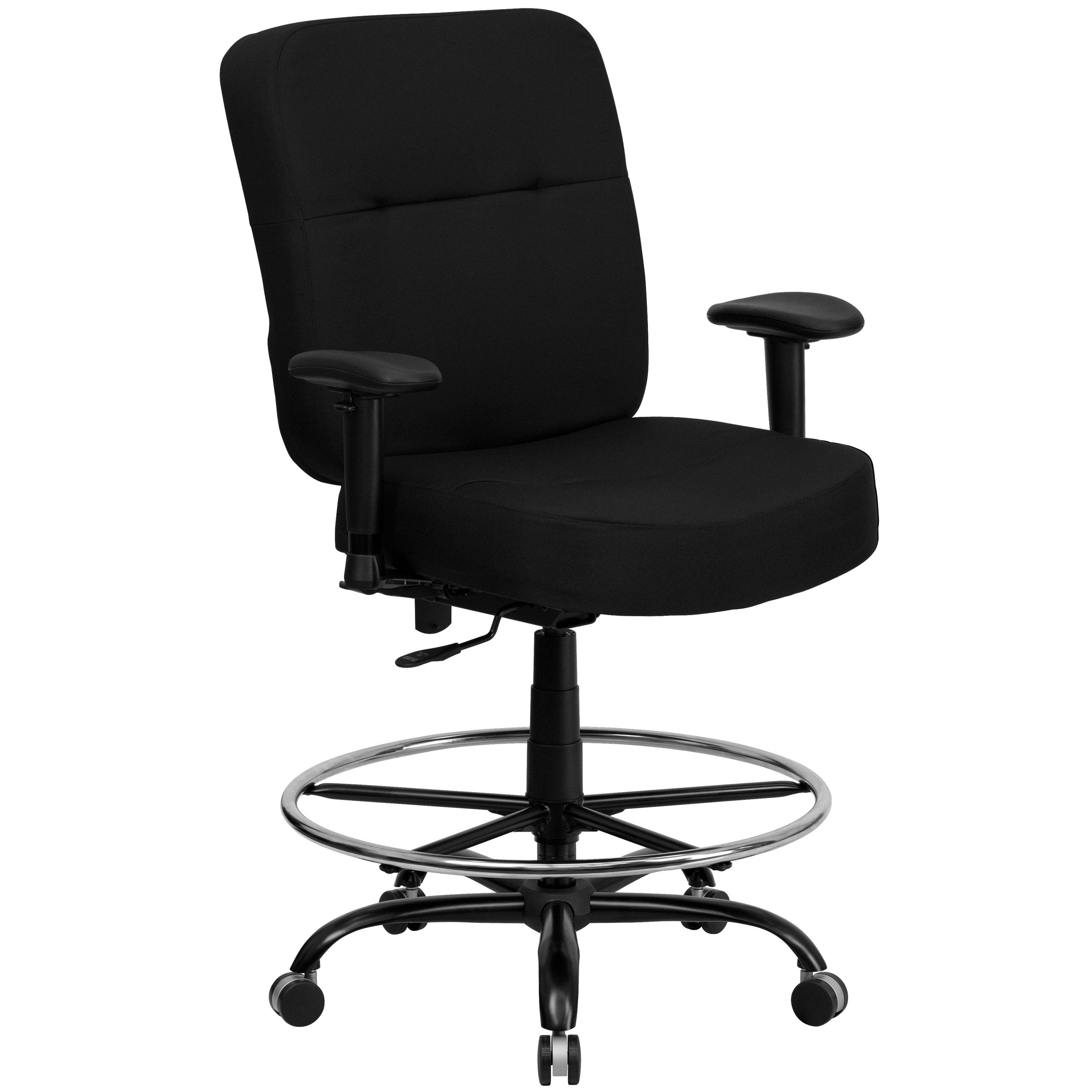 Hercules Series 400 Lb Capacity Tall Drafting Chair With Hercules Series 400 Lb Capacity