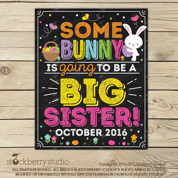 Sister Sign Baby Number 2 2nd Pregnancy This Little Honey Bee Big Sister Announcement PRINTABLE Spring Pregnancy Announcement