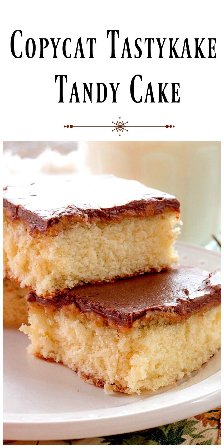 Copycat Tastykake Tandy Cake A homemade version of Copycat Tastykake Tandy Cake A homemade version of