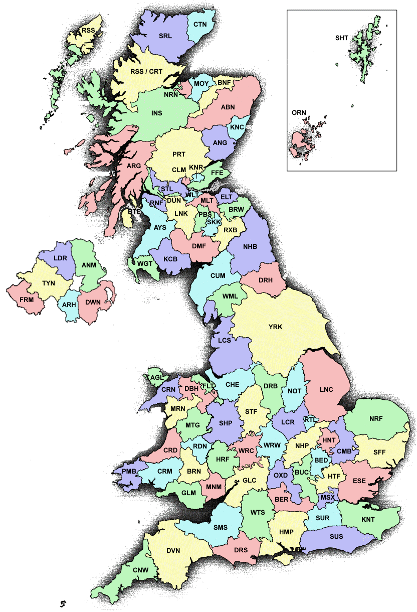 historic counties trust map of the old county borders intriguing