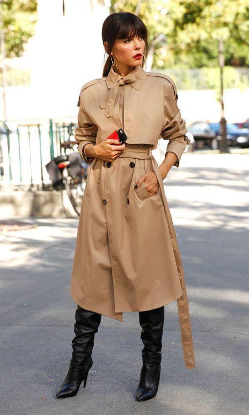 Visit our blog for more inspiration! trench coat, designer trench coat, fall fashion, beige trench coat, women's trench coat, fashion photoshoot, fall coat, fall outfit, casual look, designer clothing, luxury clothing, best looks, looks to copy, fashion trends, designer outfit, what to wear in fall, day wear, day outfit, women's fashion, street look, Paris Fashion Week Trenchcoat Style, Beige Trenchcoat, Beige Trench Coat Outfit, Coat Outfits, Winter Outfits, Paris Fashion, Winter Fashion, Women's Fashion, Fashion Trends