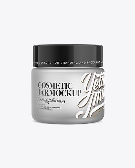 Download Frosted Glass Cosmetic Jar Mockup Front View In Jar Mockups On Yellow Images Object Mockups In 2020 Cosmetic Jars Mockup Free Psd Mockup Free Download PSD Mockup Templates