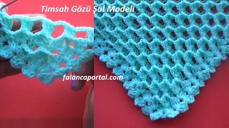 Timsah Gozu Sal Modeli Crochet Crochet Blanket Blanket Timsah Gozu Sal Modeli Crochet Crochet Blanket Blanket