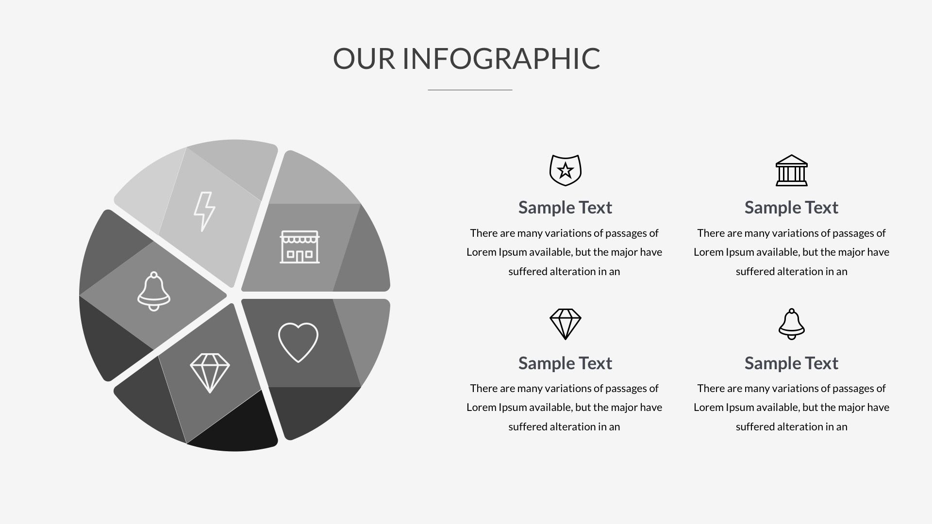 rustic creative google slide template pinterest 3d design