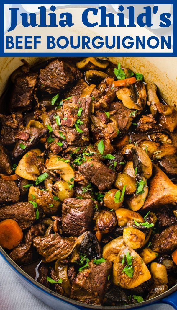 Julia Child's Boeuf Bourguignon Glorious Braised Perfection Julia Child's Beef Bourguignon | Recette