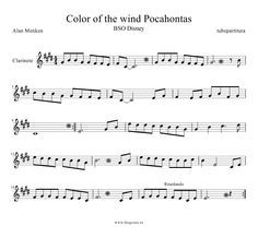colorsofthewind music theory charts finger placement disney disney sheet music clarinet