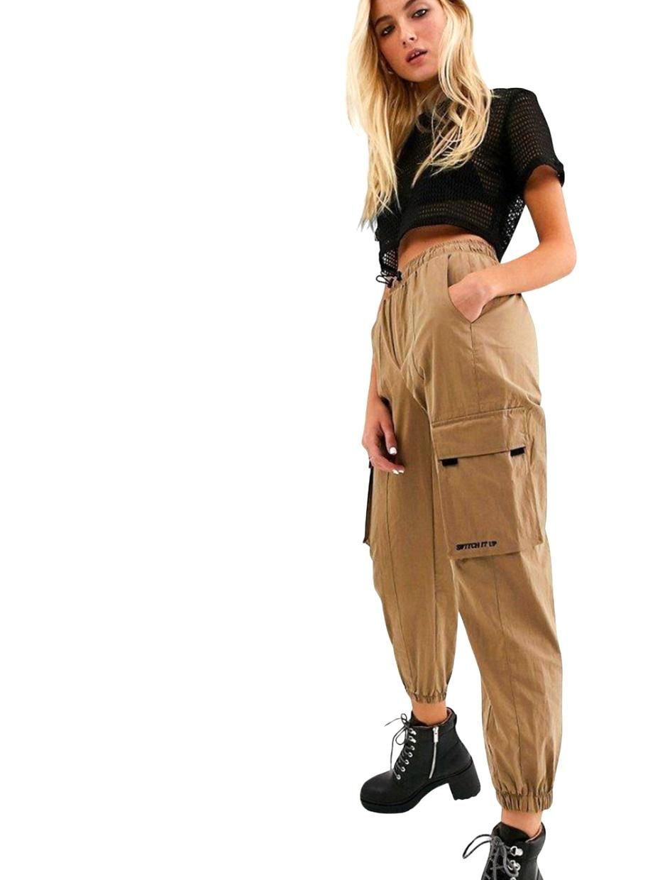 baggy beige cargo pants