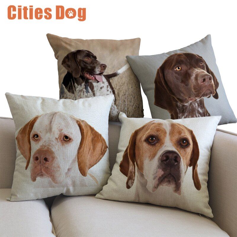 Cute Dog Animal Printed Pillow Case Throw Cushion Cover Sofa Bedroom Home Decor Cute Dog Animal Printed Pillow Case Throw Cushion Cover Sofa Bedroom Home Decor