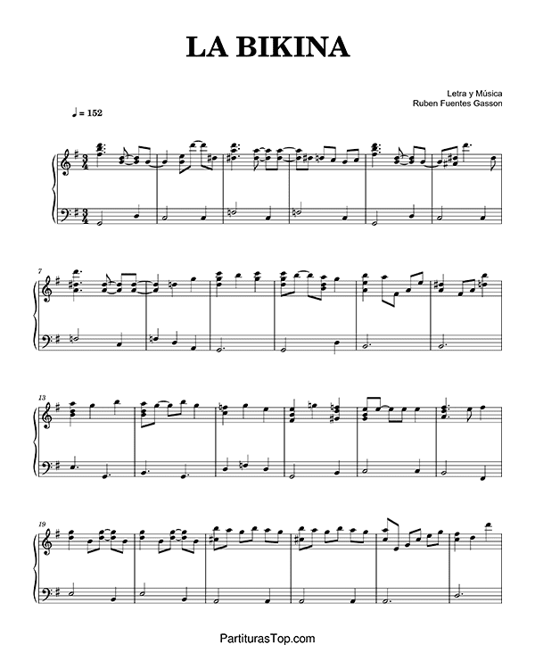 La Bikina Partitura Piano PDF Luis Miguel La Bikina Partitura Piano PDF La Bikina Partitura Piano PDF Luis Miguel La Bikina Partitura Piano PDF