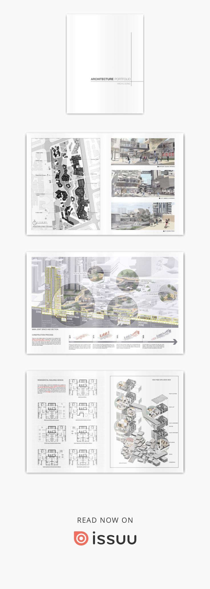 Architecture Portfolio of Haoyu Dong in 2024 | Architecture portfolio ...