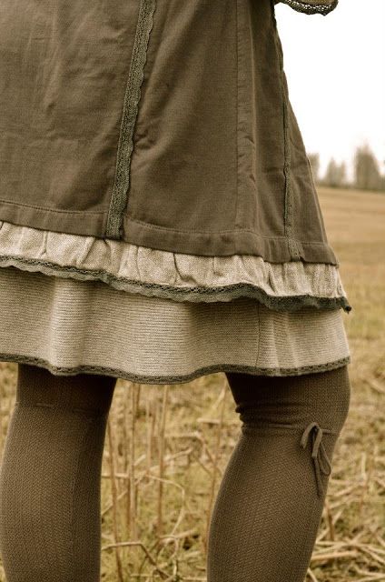 Dorothea: Ukens antrekk Mori Fashion, Funky Fashion, Upcycle Clothes, Diy Clothes, Upcycled Clothing, Kinds Of Clothes, Mori Girl, Contemporary Fashion, Boho Gypsy