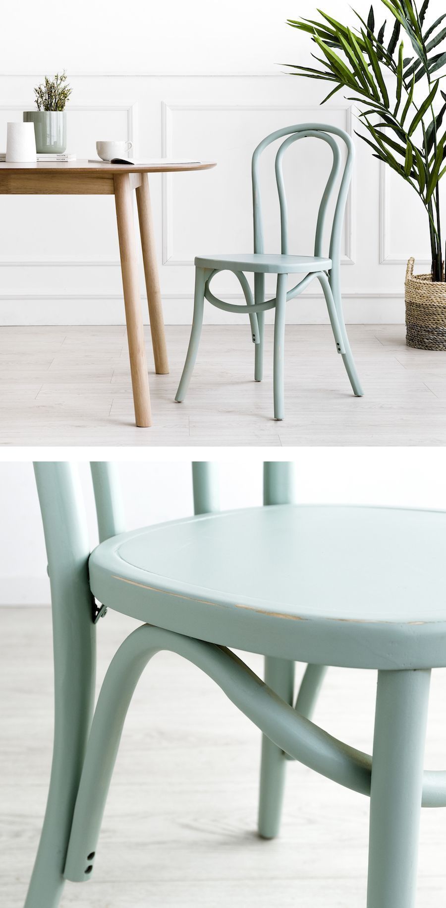 silla madera color menta silla madera color menta