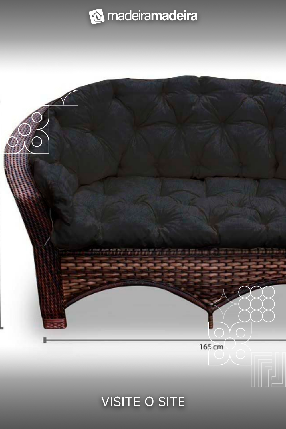 Ei, sabia que na MadeiraMadeira você pode comprar pelo Whatsapp? Mande uma mensagem que nossos consultores vão te ajudar na compra :) Outdoor Furniture, Outdoor Decor, Outdoor Ottoman, 1, Home Decor, Products, Dune, Oval Coffee Tables, Sitting Cushion