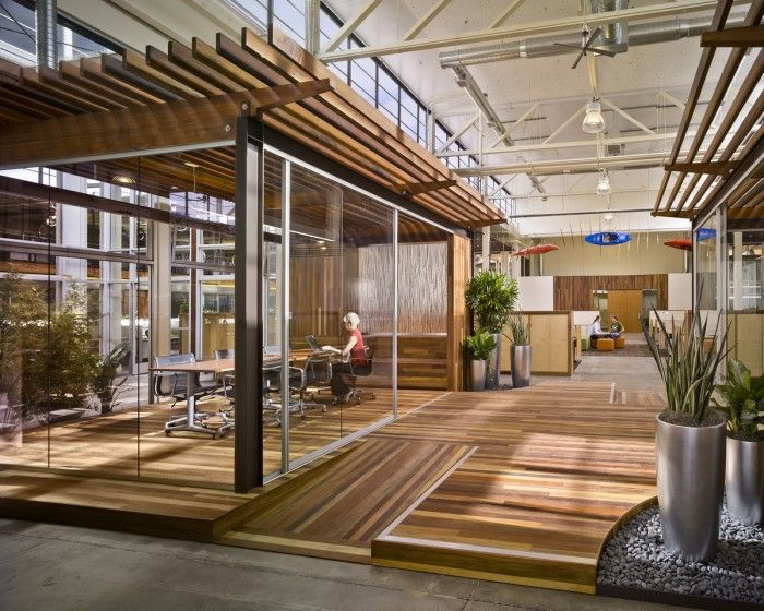 Inside Clif Bar Company S Emeryville Headquarters Office Snapshots Warehouse Office Clif Bars Green Building Certification [ 560 x 700 Pixel ]