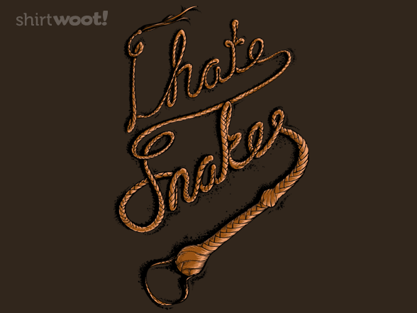 Why Did It Have To Be Snakes Tee By Shirt Woot Indiana Jones Cheap why-did-it-have-to-be-snakes-tee-by-shirt-woot-indiana-jones-cheap