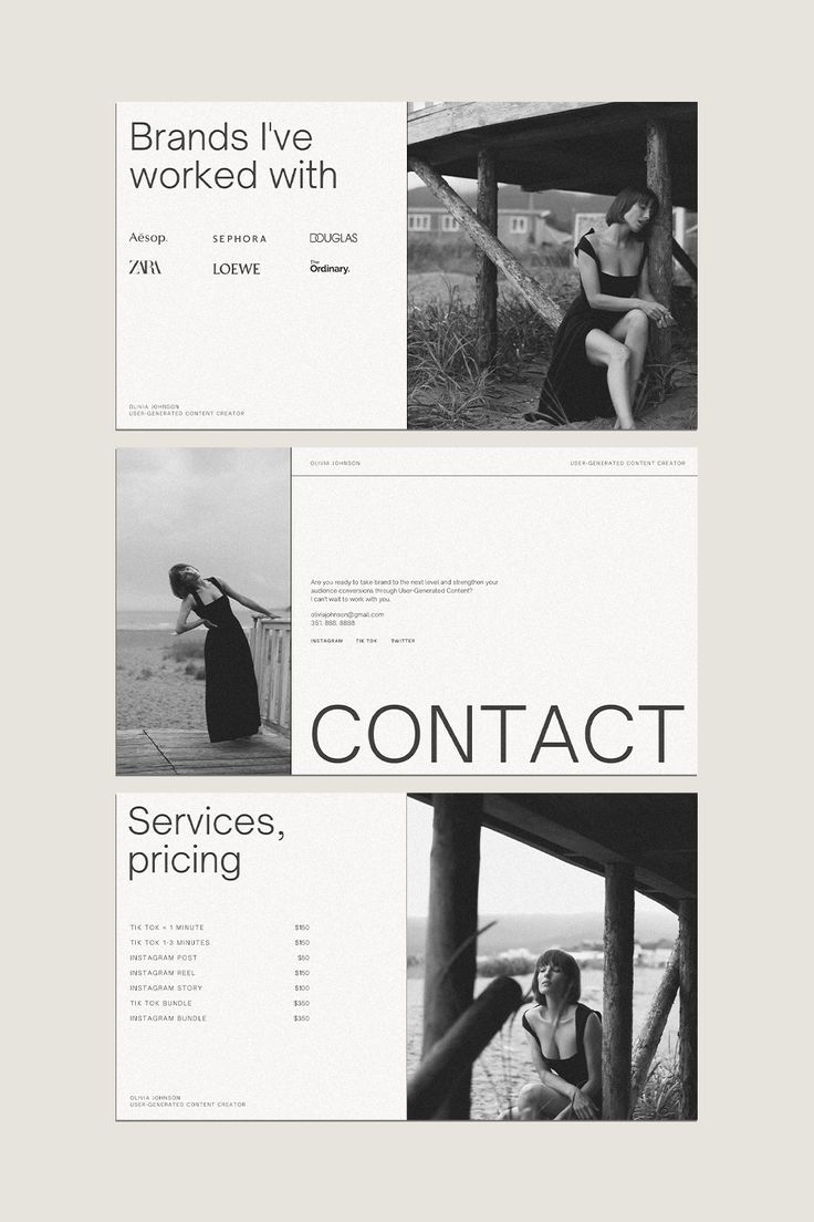 Ugc creator website fully customizable on free canva ugc creator