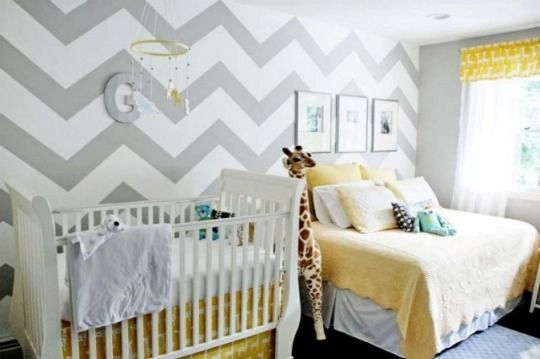 Chevron Walls Kid Junk Pinterest Nursery Baby And Chevron Walls