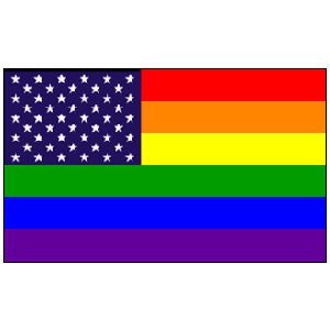 Tranny fucks cute girl Gay rights flag