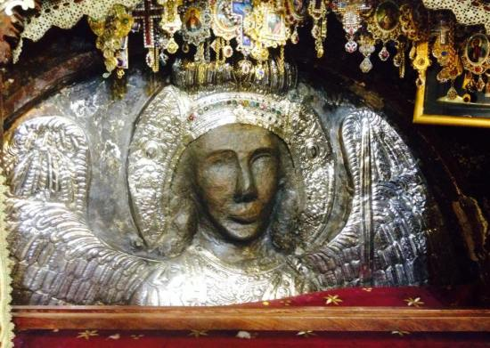 Monasthri Arxaggeloy Mixahl Mantamado Lesboy Monasthria Ths Ellados Painting Buddha Statue Statue