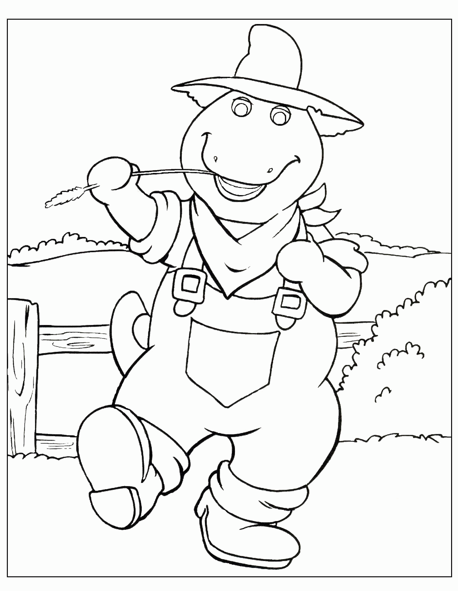 Free Printable Barney Coloring Pages For Kids Christmas Coloring Pages Coloring Pages For Kids Cartoon Coloring Pages
