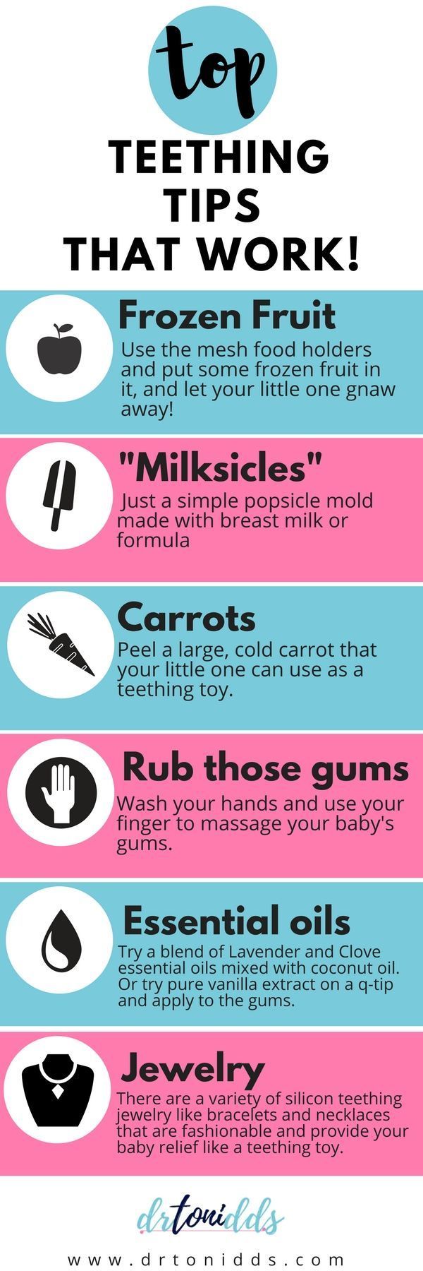 Teething Tips That Work infographic Top 6 Teething Remedies To Soothe teething-tips-that-work-infographic-top-6-teething-remedies-to-soothe