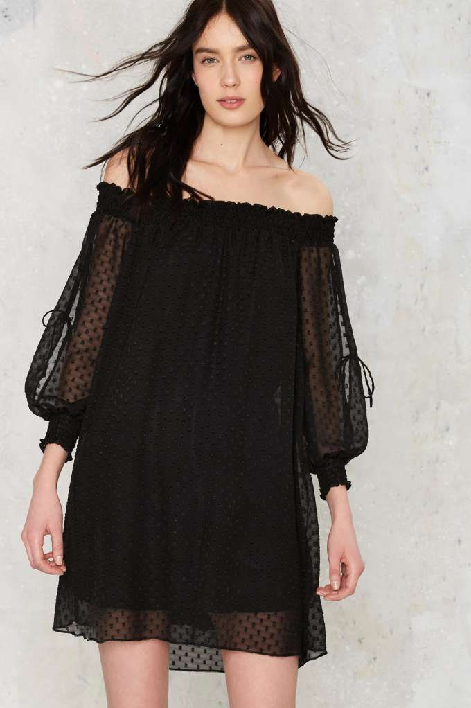 Off the Shoulder Babydoll Dresses
