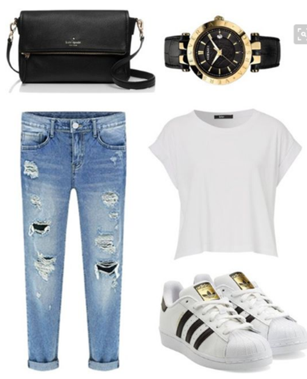 50 Best Polyvore Outfits with Adidas Superstars for Girls to Copy