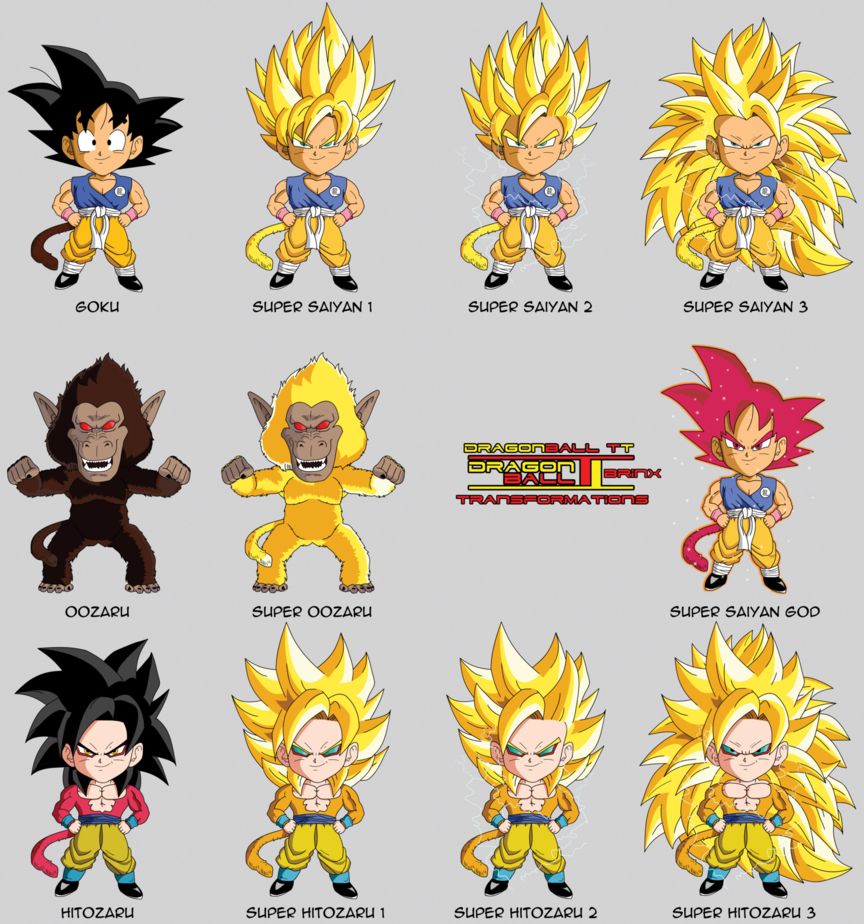 Instead of super saiyan 4 it should called"the mighty