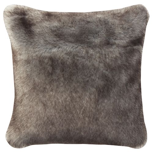 MIKALINA Cushion cover, light brown Lumbar Pillow, Minky Pillow, Dark