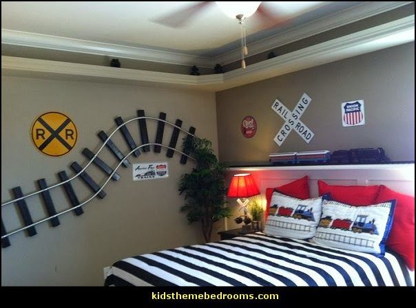 Train Themed Bedroom Decorating Ideas Boys Theme