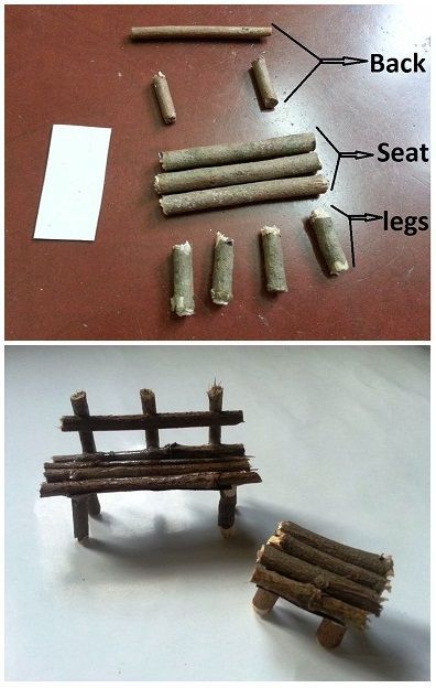 How do I create a miniature seat?